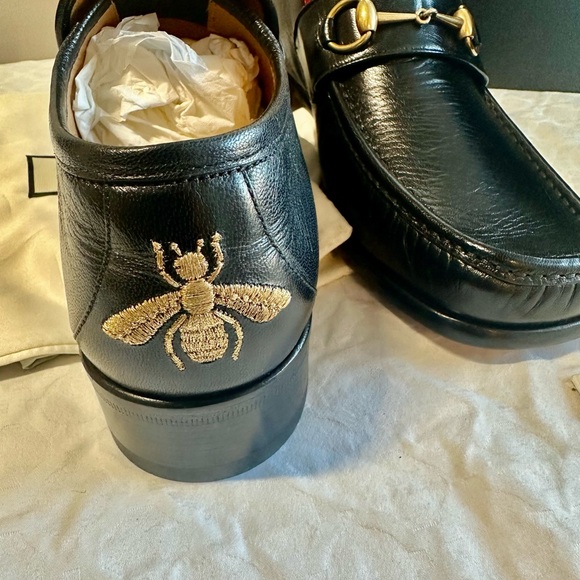 Gucci Vegas Rainbow Horsebit “Bee” Embellished Loafer main image 8